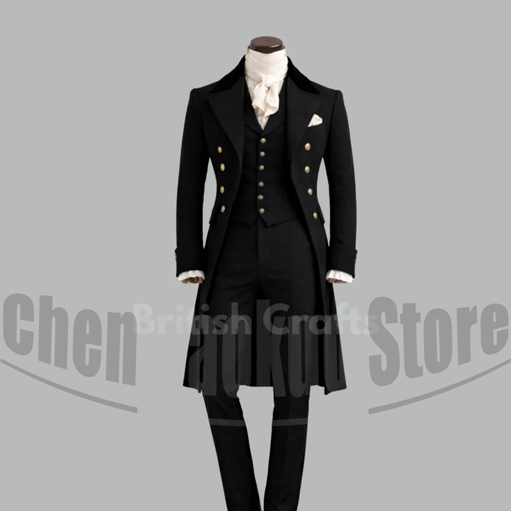 Black Men Victorian Tailcoat 3 - مراجعة Victorian Men'S Formal Wear وسعره