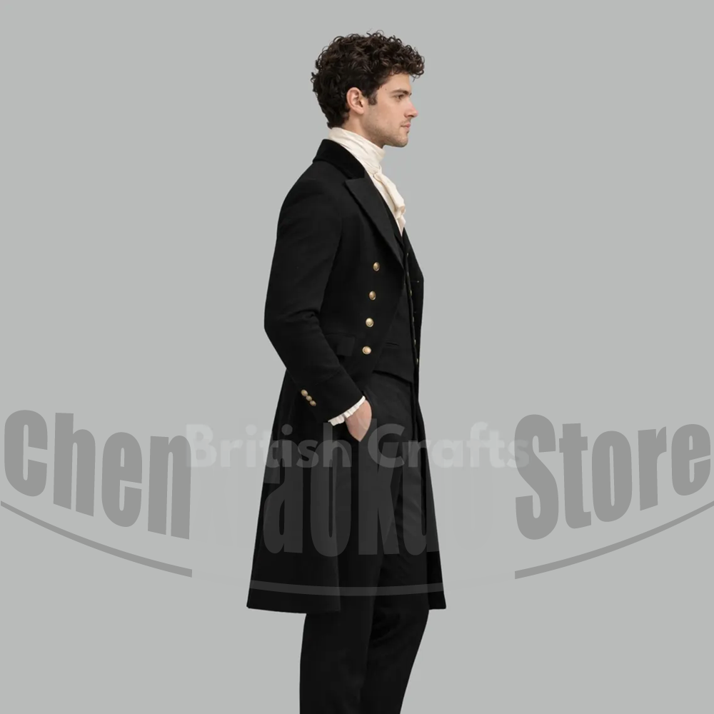 Black Men Victorian Tailcoat 3 - مراجعة Victorian Men'S Formal Wear وسعره
