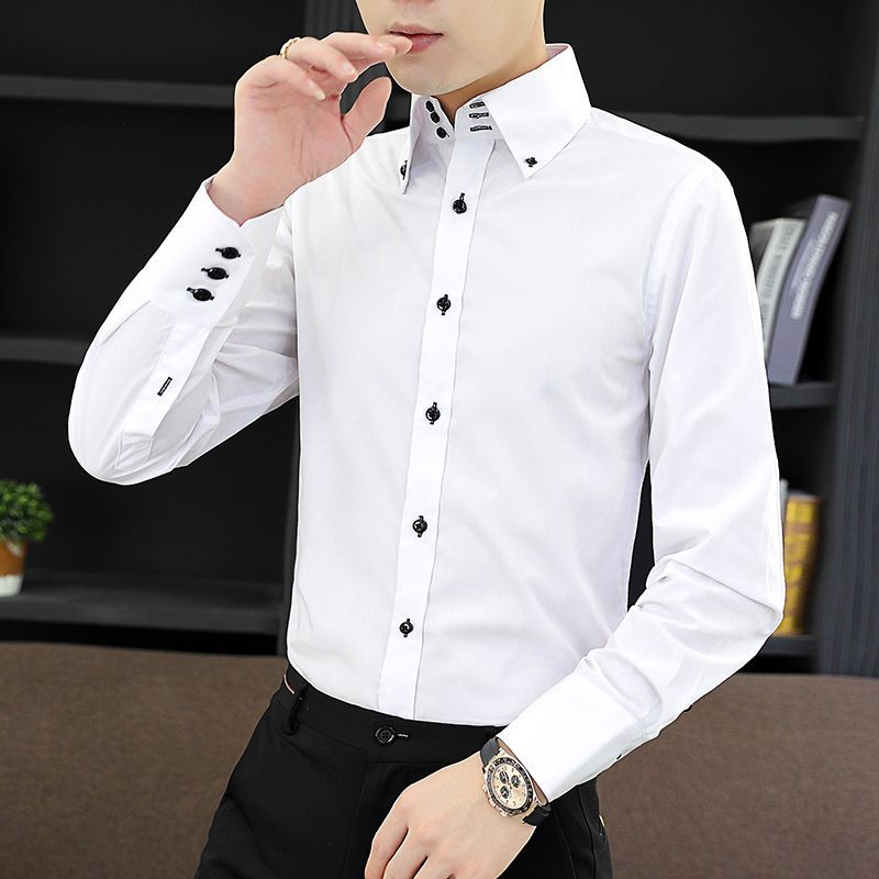 Spring Autumn Men's Executive  - مراجعة Korean Men Formal Wear وسعره