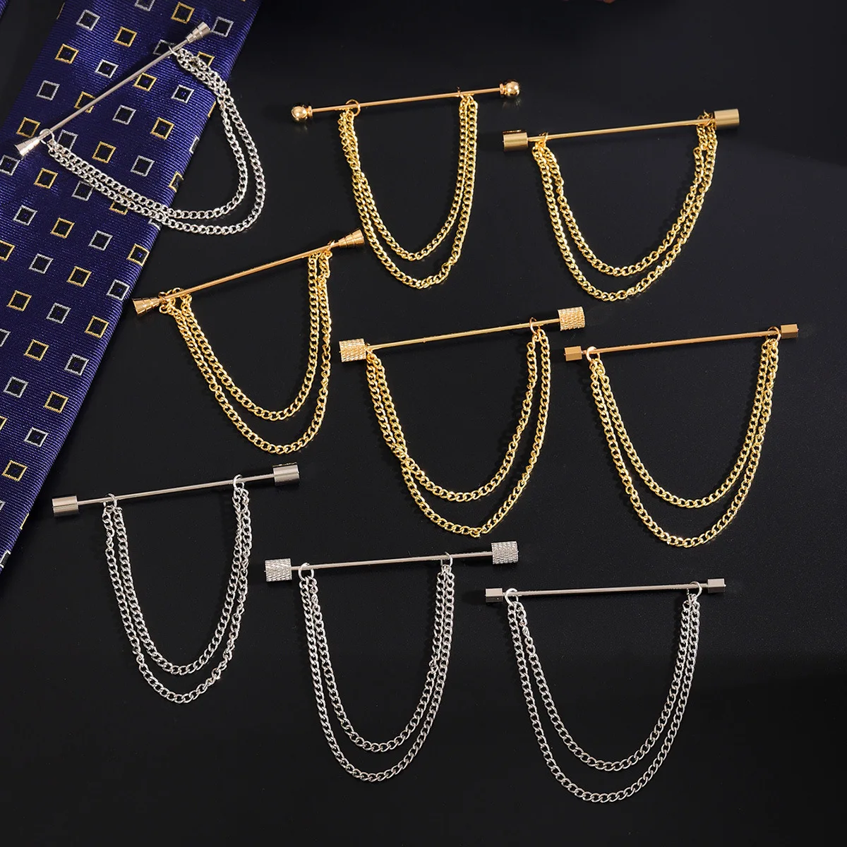 Collar Stays Pin Simple Men's  - مراجعة Collar Stay Metal وسعره