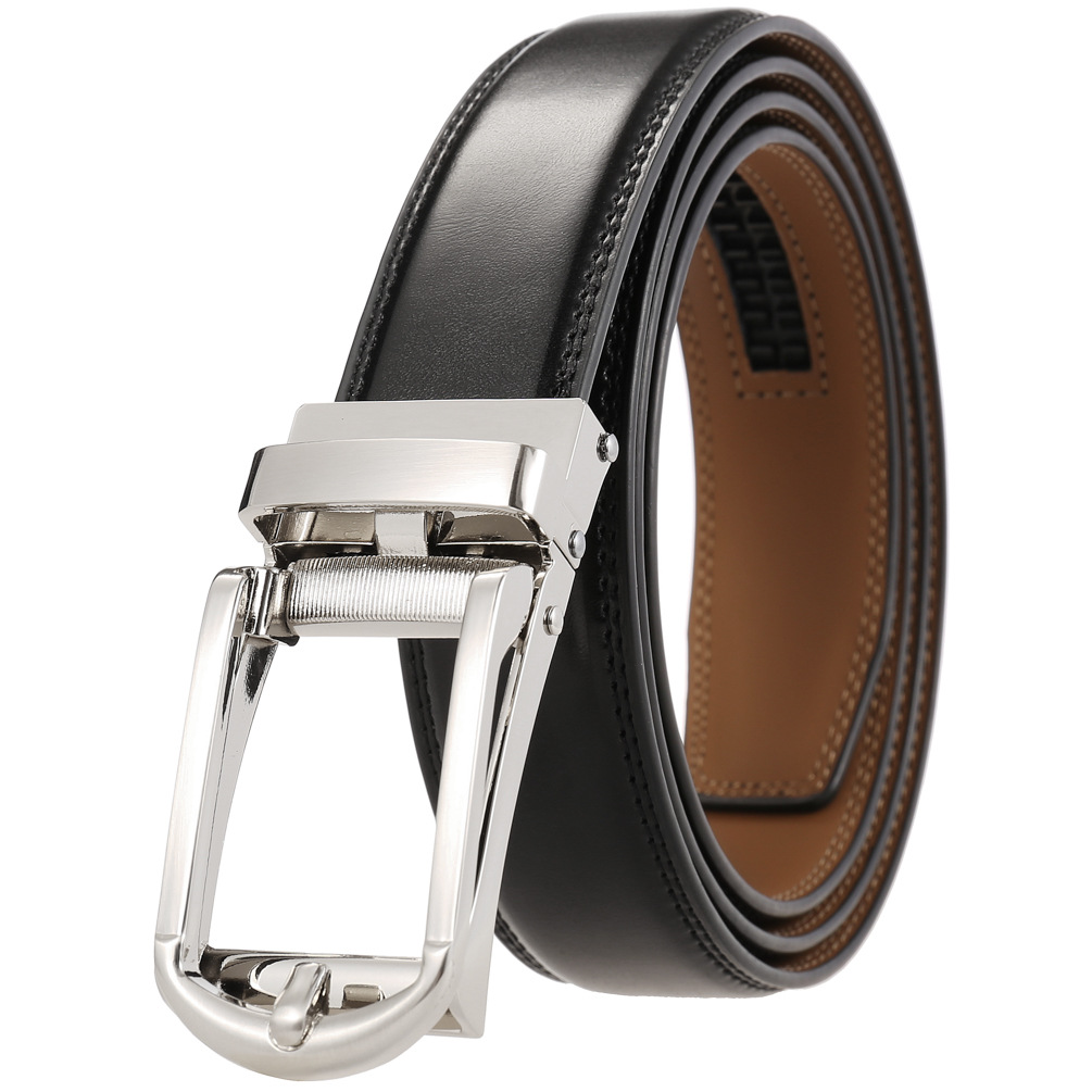 3-3.1cm Width Cowskin Leather  - مراجعة Formal Belt Leather Thin وسعره