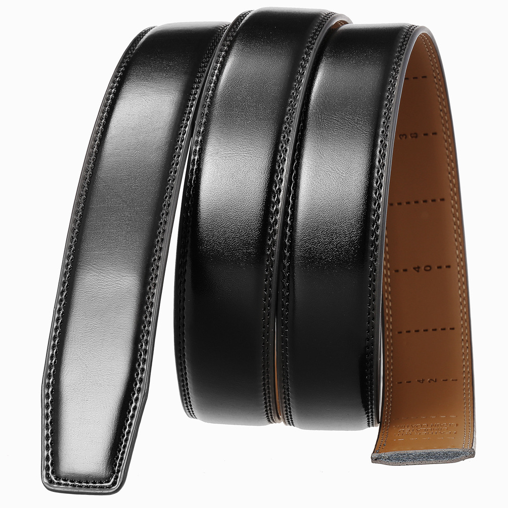 3-3.1cm Width Cowskin Leather  - مراجعة Formal Belt Leather Thin وسعره