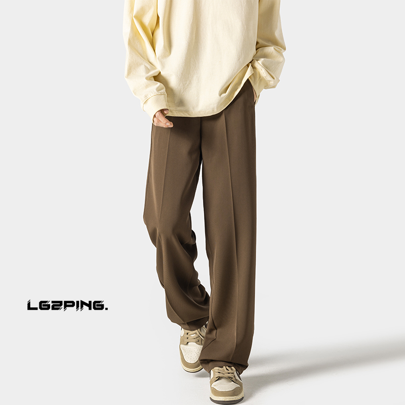 Brown Black Suit Pants Men Fas - مراجعة Korean Men Formal Wear وسعره