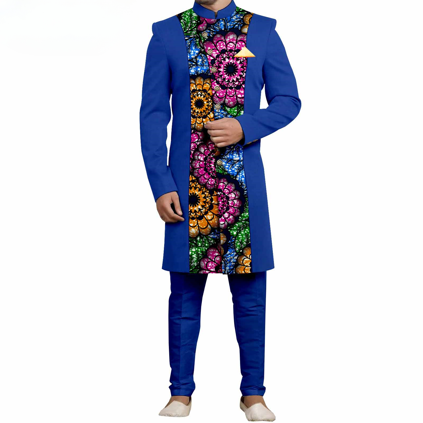 Men`s Suit Slim Fit Embroidery - مراجعة Mens Formal وسعره