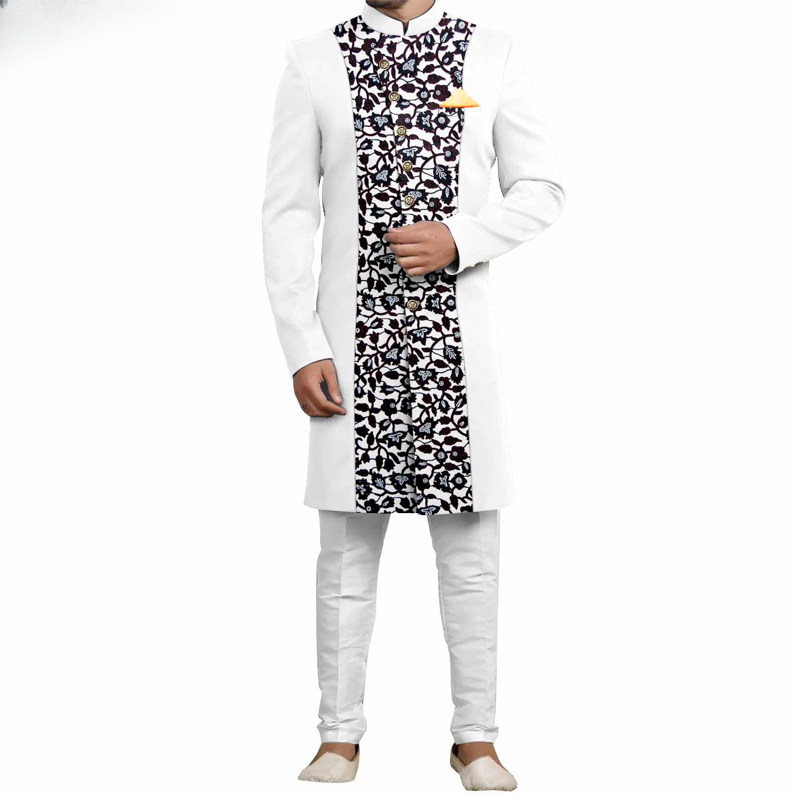 Men`s Suit Slim Fit Embroidery - مراجعة Mens Formal وسعره