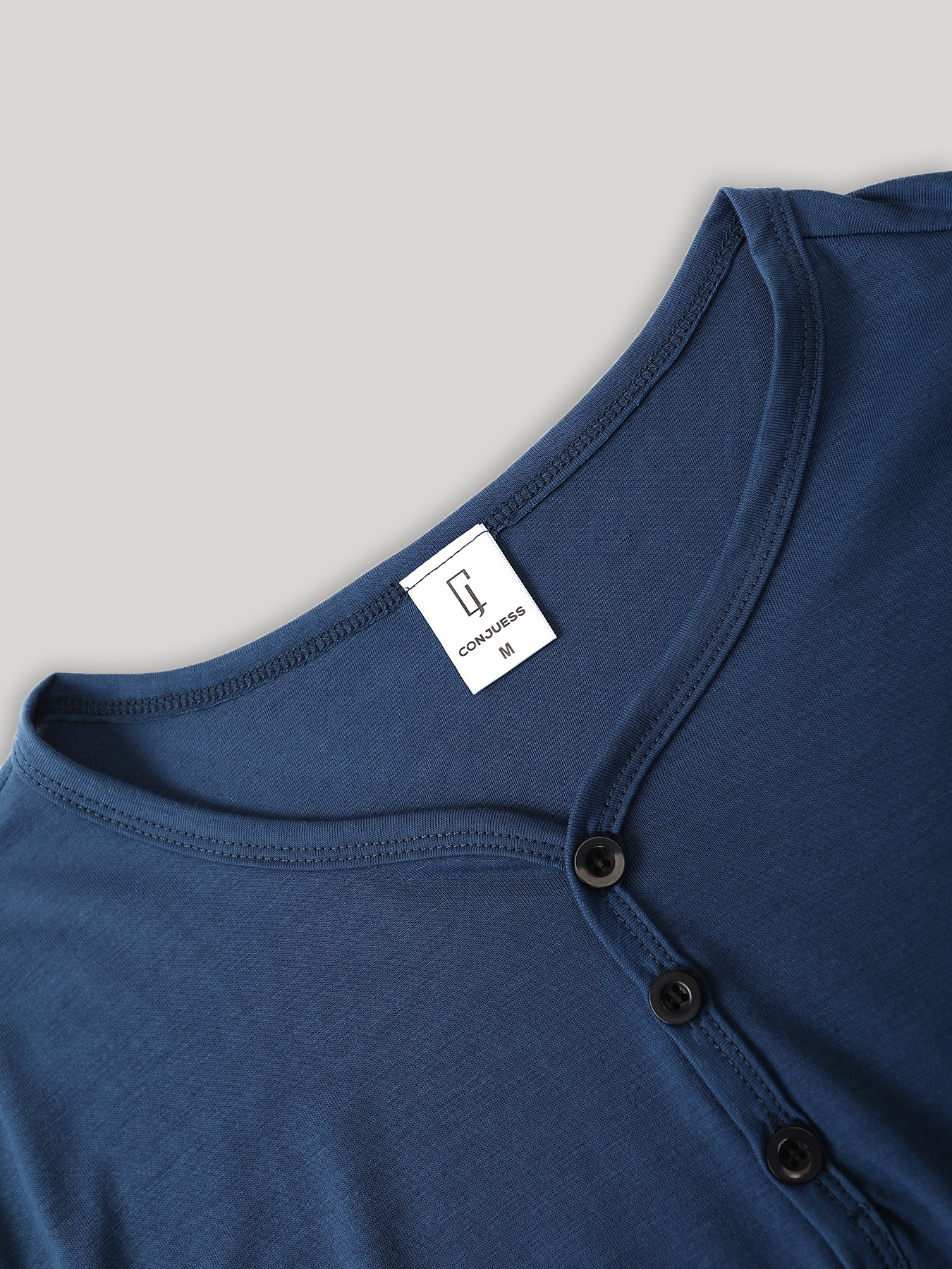 Men's Spring Autumn Blue Henry - مراجعة Mens Formal وسعره