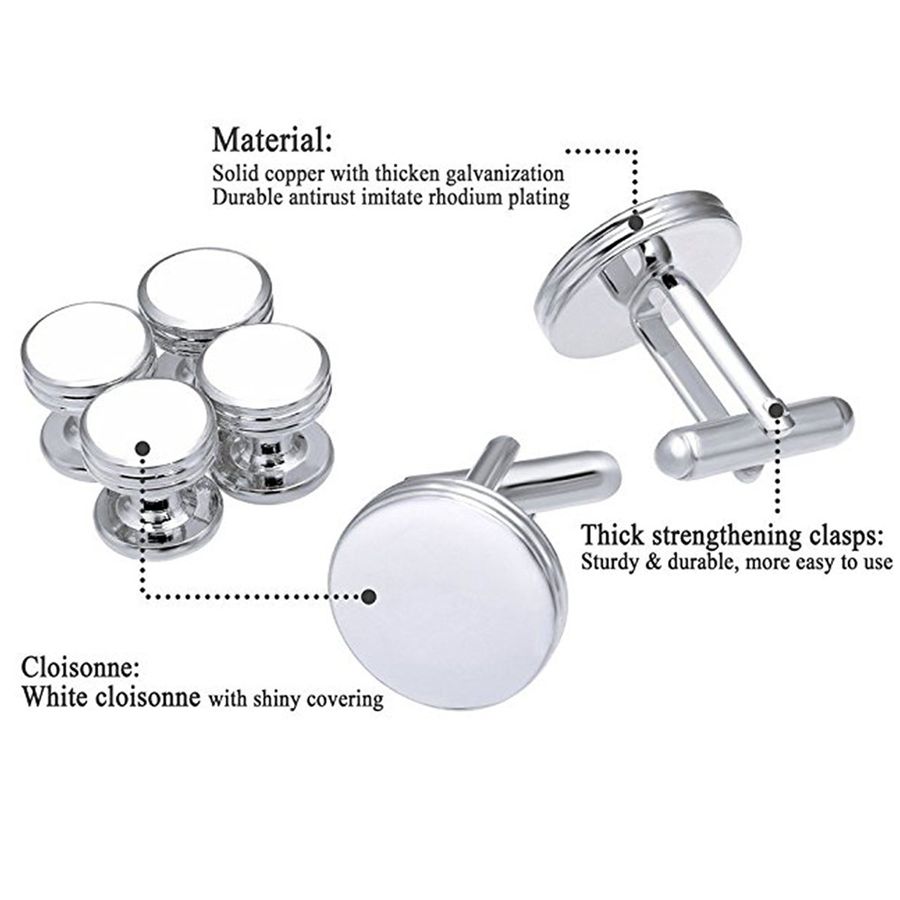 Cufflinks and Studs Set Tuxedo - مراجعة Mens Formal وسعره