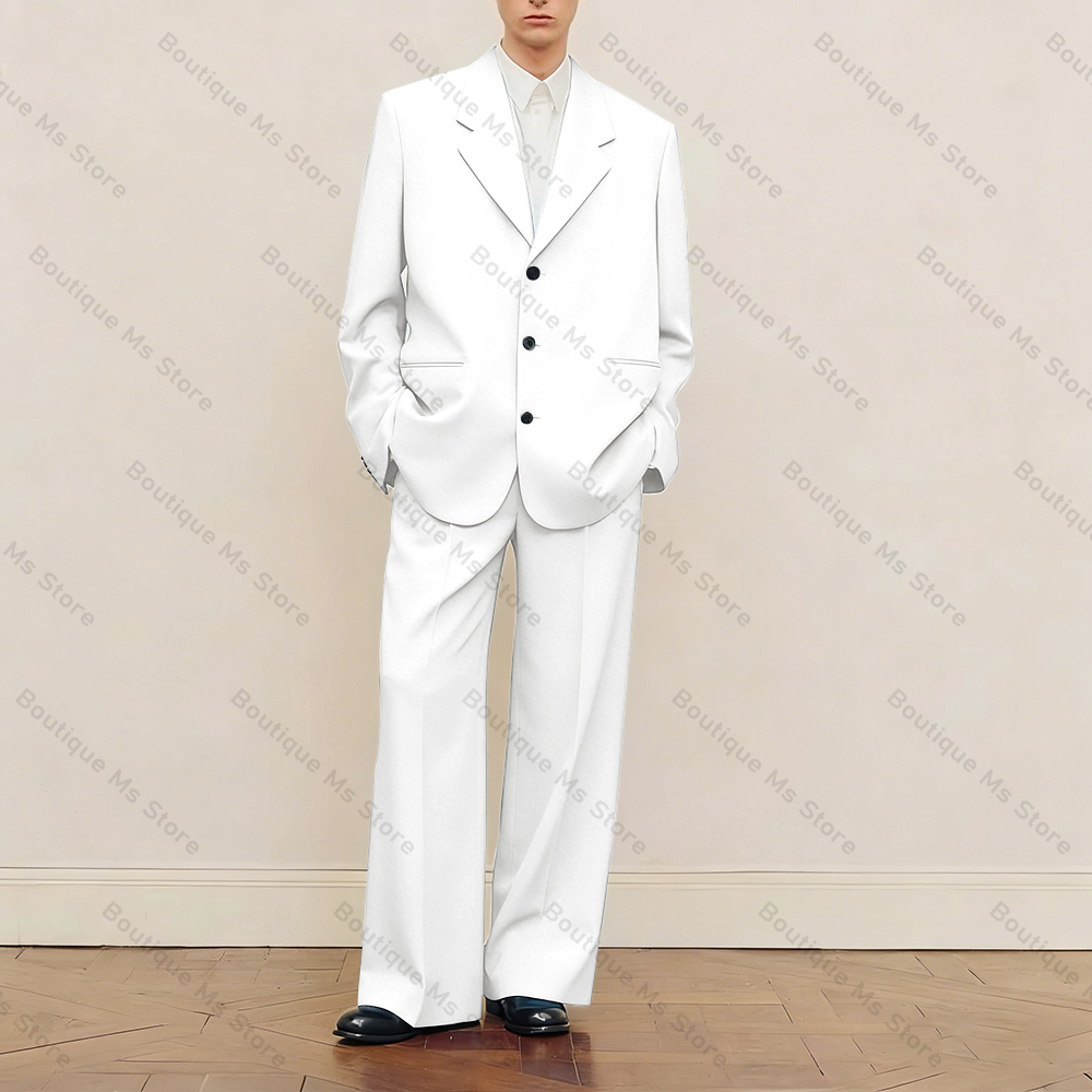 Men's Black Oversized Suit Set - مراجعة Men Formal Wear Pants وسعره