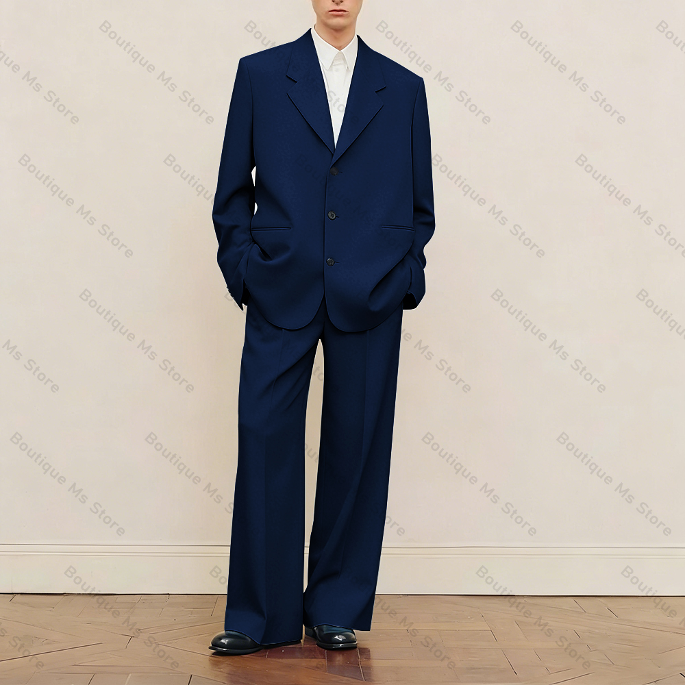 Men's Black Oversized Suit Set - مراجعة Men Formal Wear Pants وسعره