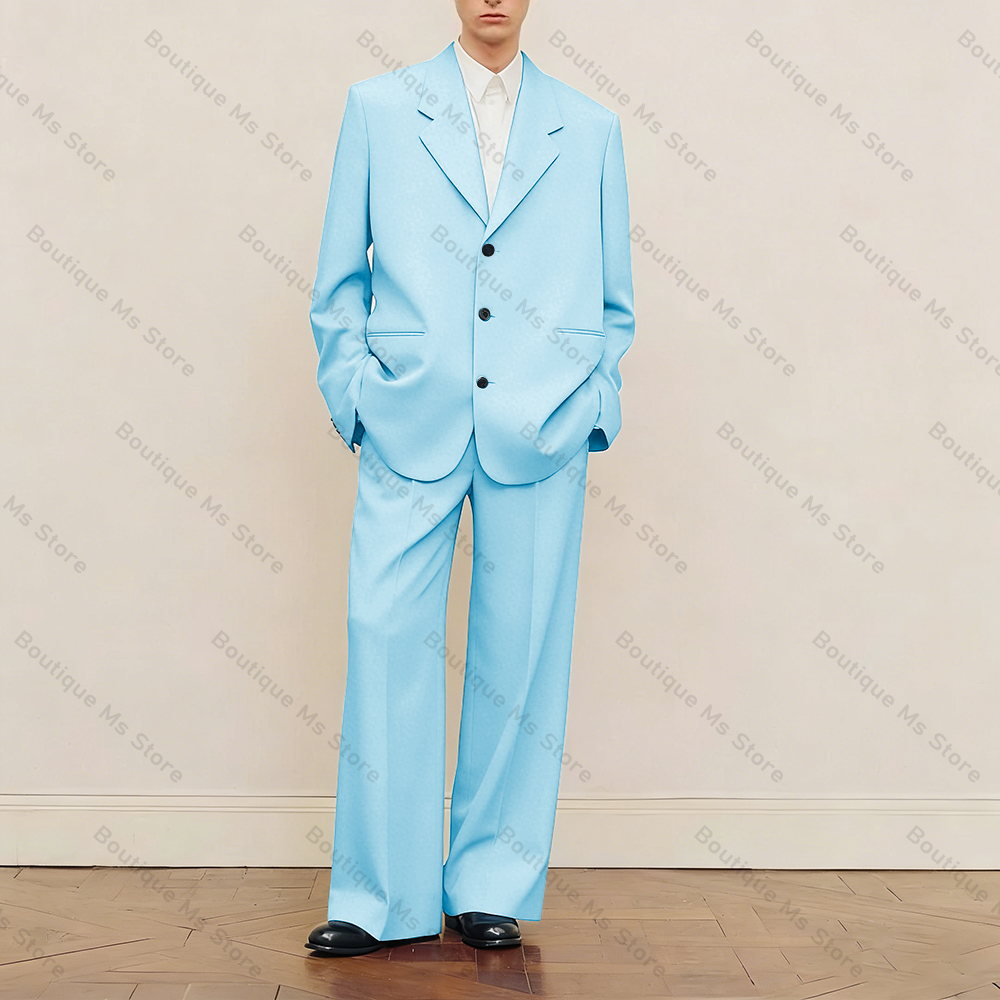 Men's Black Oversized Suit Set - مراجعة Men Formal Wear Pants وسعره