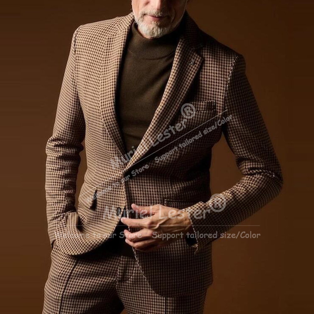 Vintage Suits Men 2 Piece Sets - مراجعة Men Formal Wear Pants وسعره