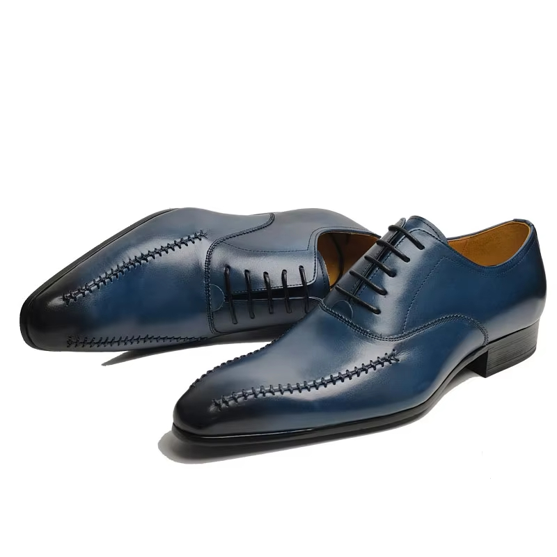 High-end luxury Men's Genuine  - مراجعة Men'S Formal Office Wear Shoes وسعره