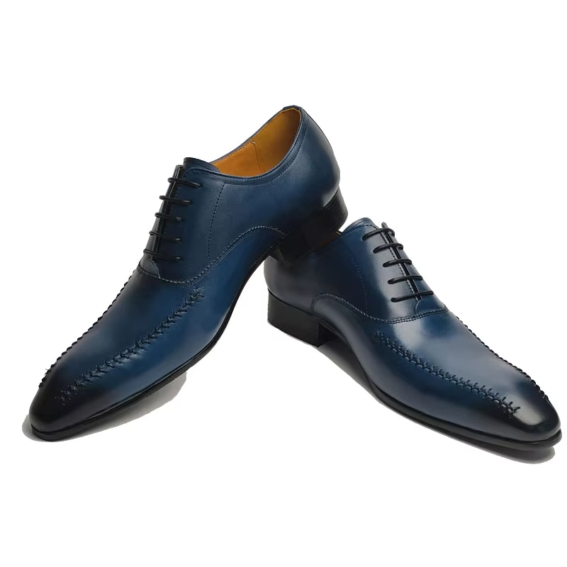 High-end luxury Men's Genuine  - مراجعة Men'S Formal Office Wear Shoes وسعره