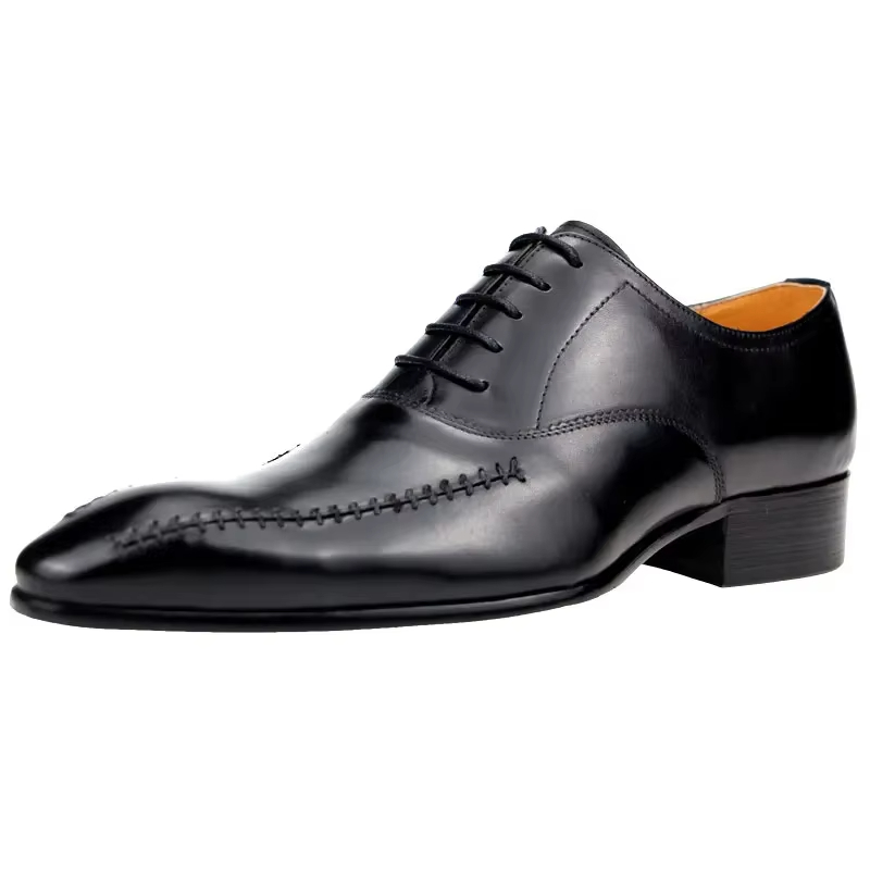 High-end luxury Men's Genuine  - مراجعة Men'S Formal Office Wear Shoes وسعره