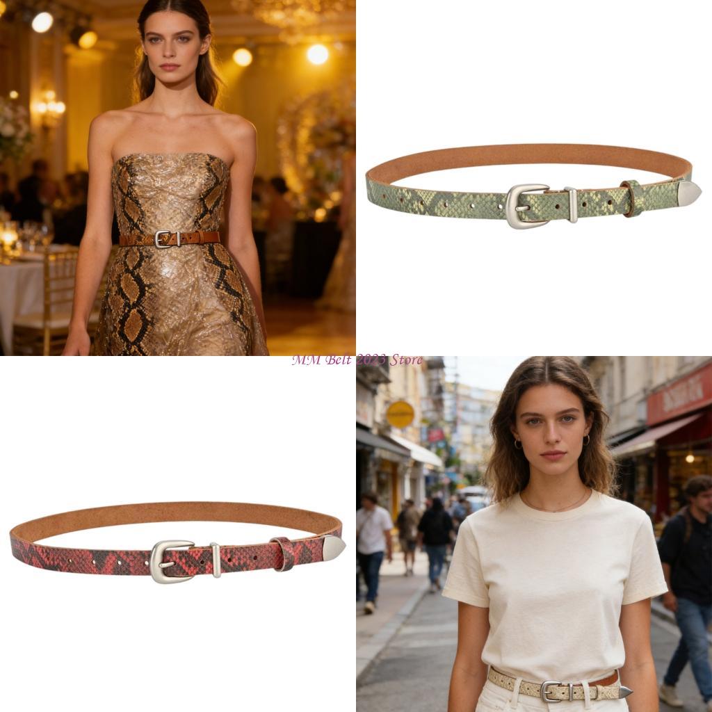 49ME Trendy Thin Waistband For - مراجعة Formal Belt Leather Thin وسعره