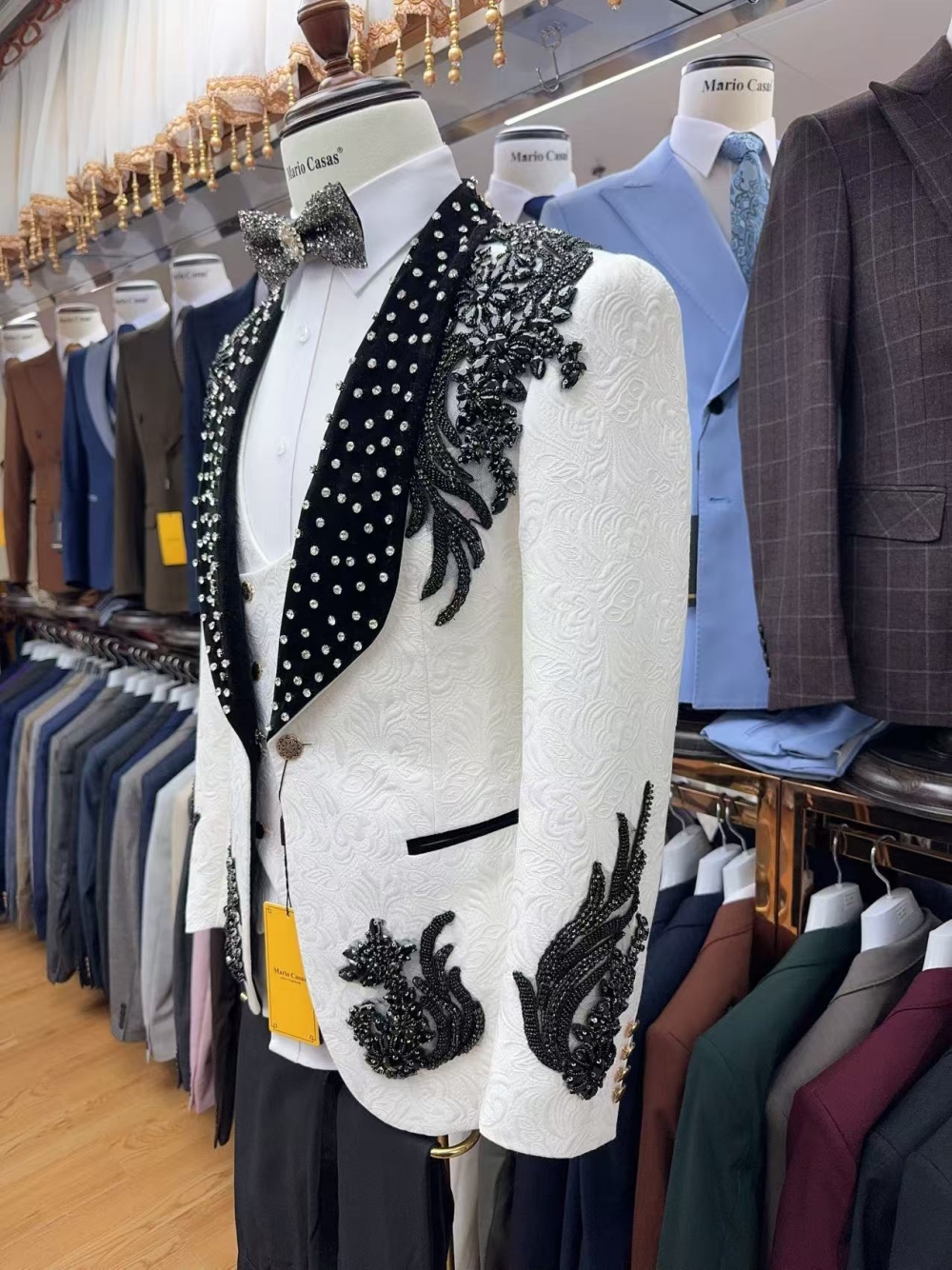 On Sale Luxurious Shawl Lapel  - مراجعة Men Formal Wear Pants وسعره