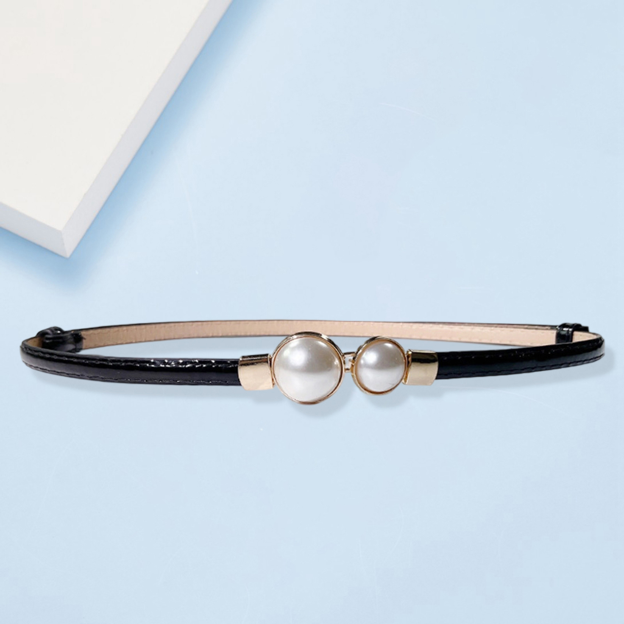 Elegant Women s Leather Belt w - مراجعة Formal Belt Leather Thin وسعره