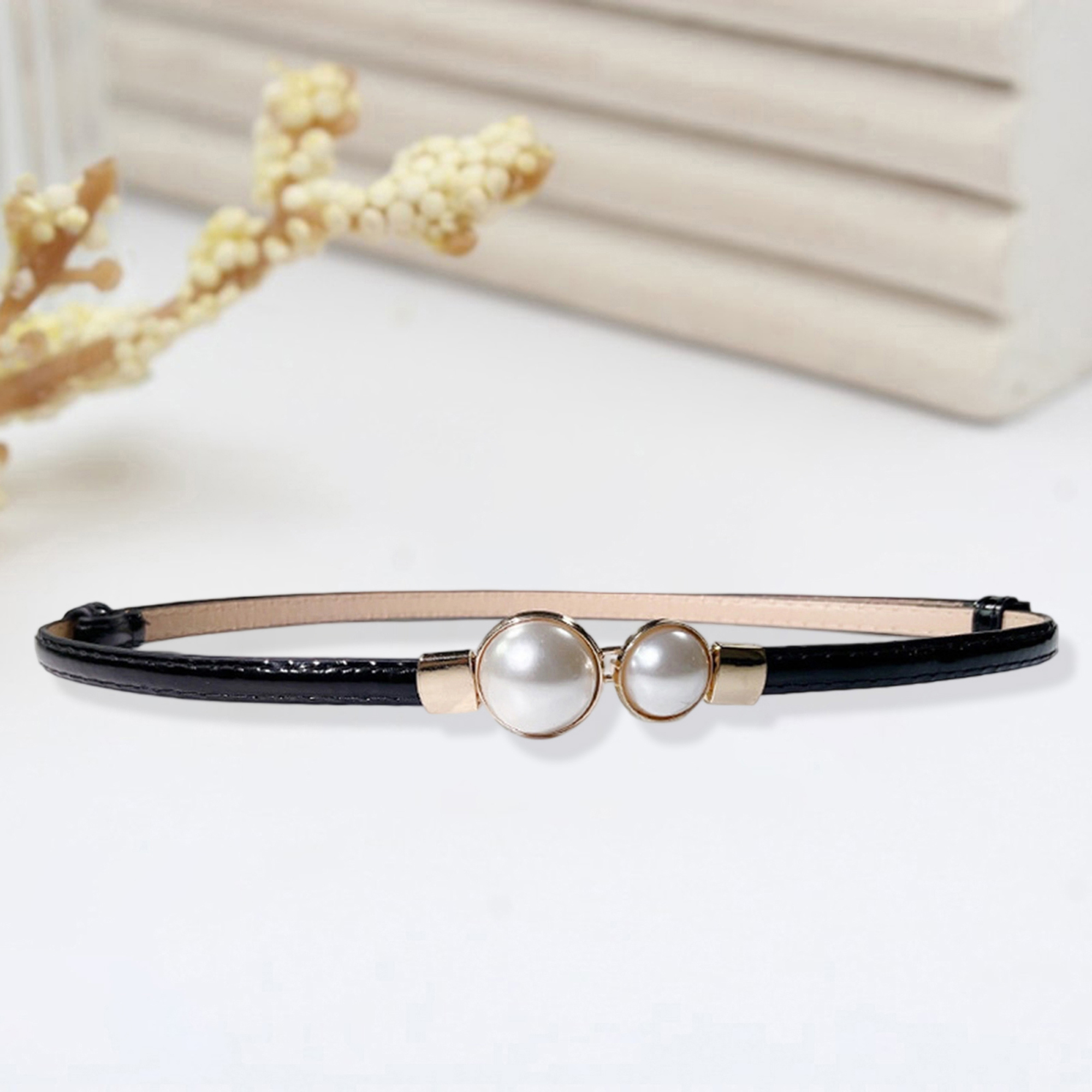 Elegant Women s Leather Belt w - مراجعة Formal Belt Leather Thin وسعره
