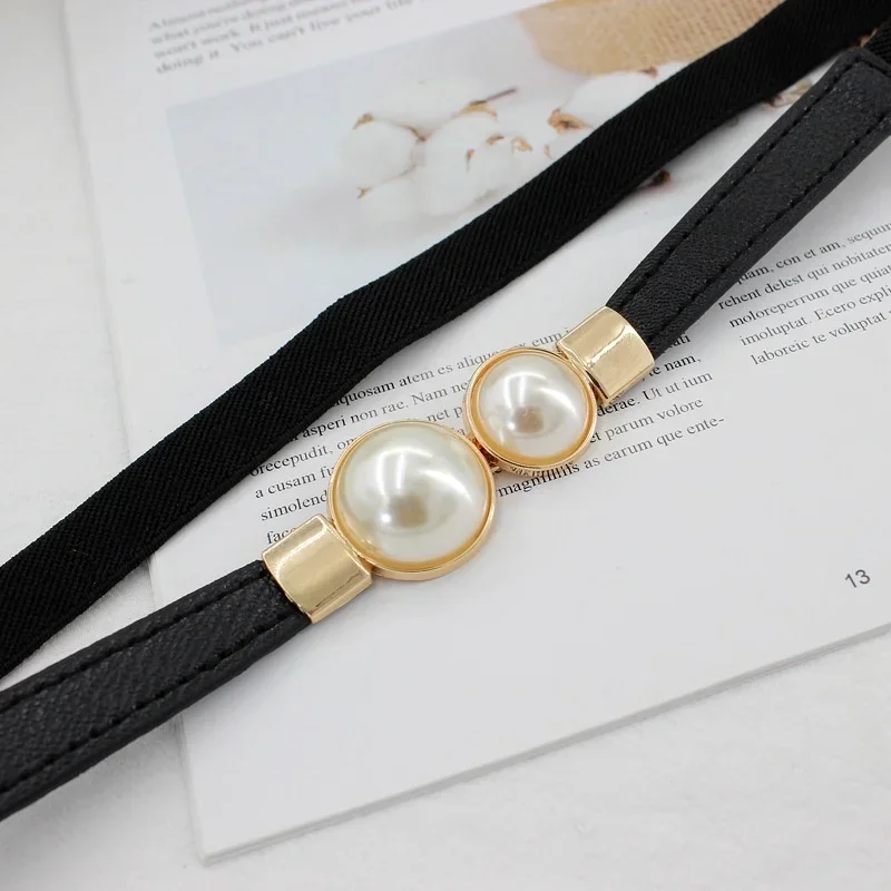 Women's Belt Creative Double P - مراجعة Formal Belt Leather Thin وسعره