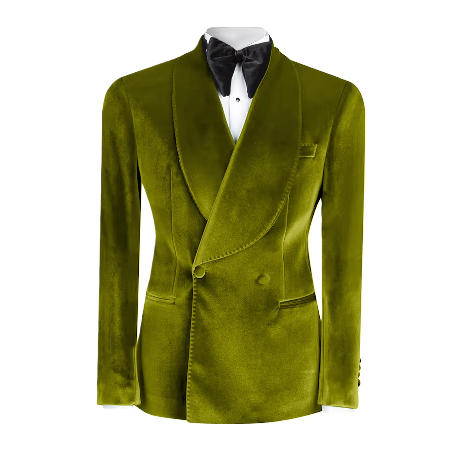 Velvet Men's Suits Blazer Doub - مراجعة Men Formal Wear With Coat وسعره