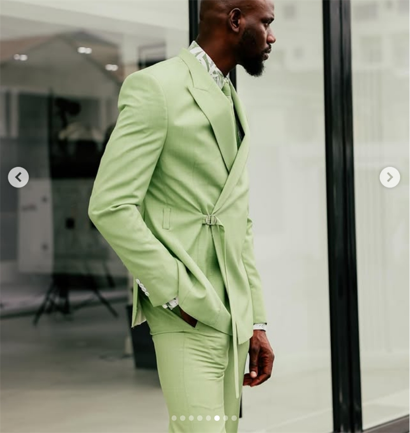 Light Green Men Suits Pants Se - مراجعة Men Formal Wear With Coat وسعره